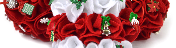 JJB Christmas Felt Ornaments banner